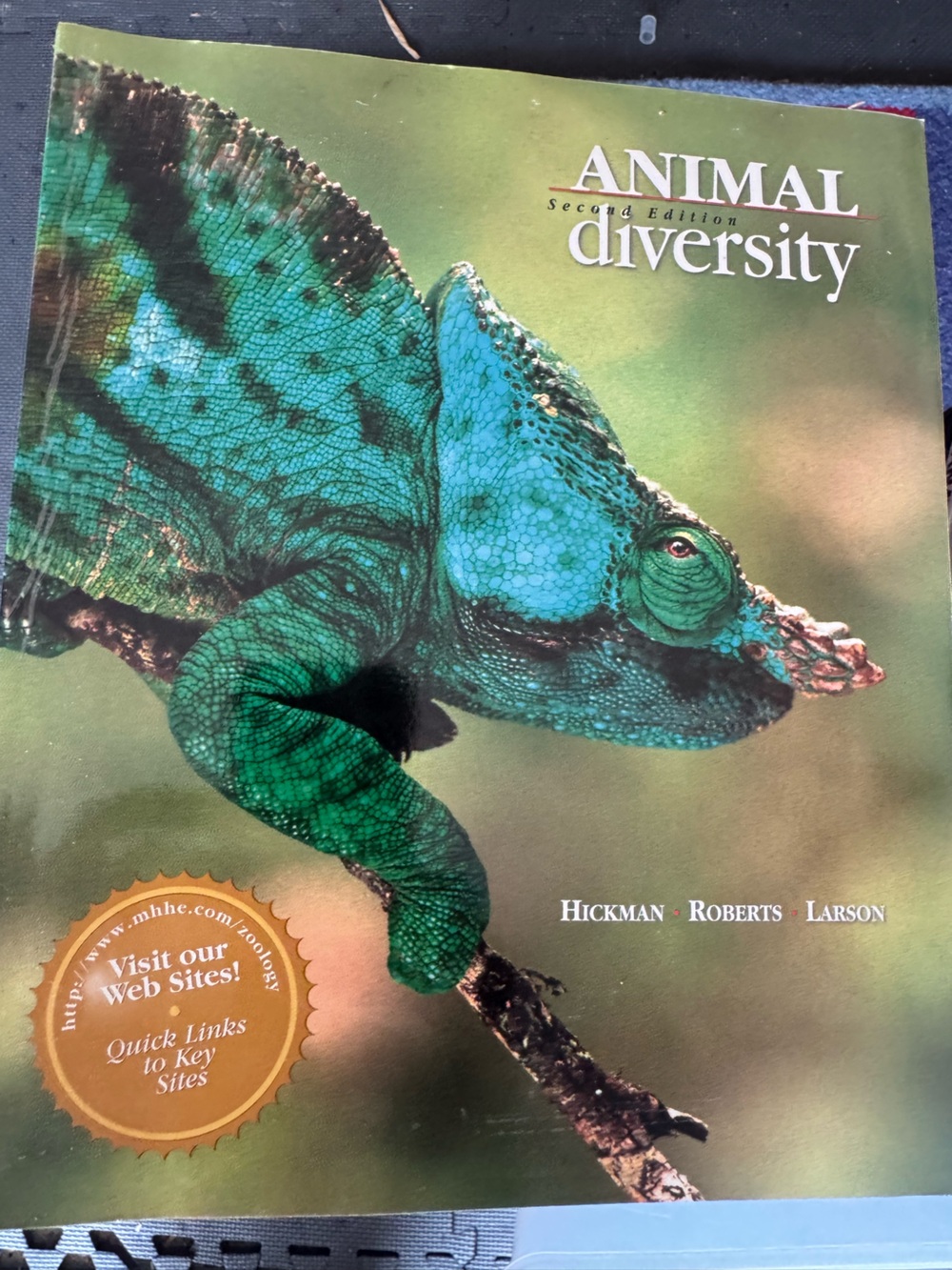 Animal diversity soft cover textbook